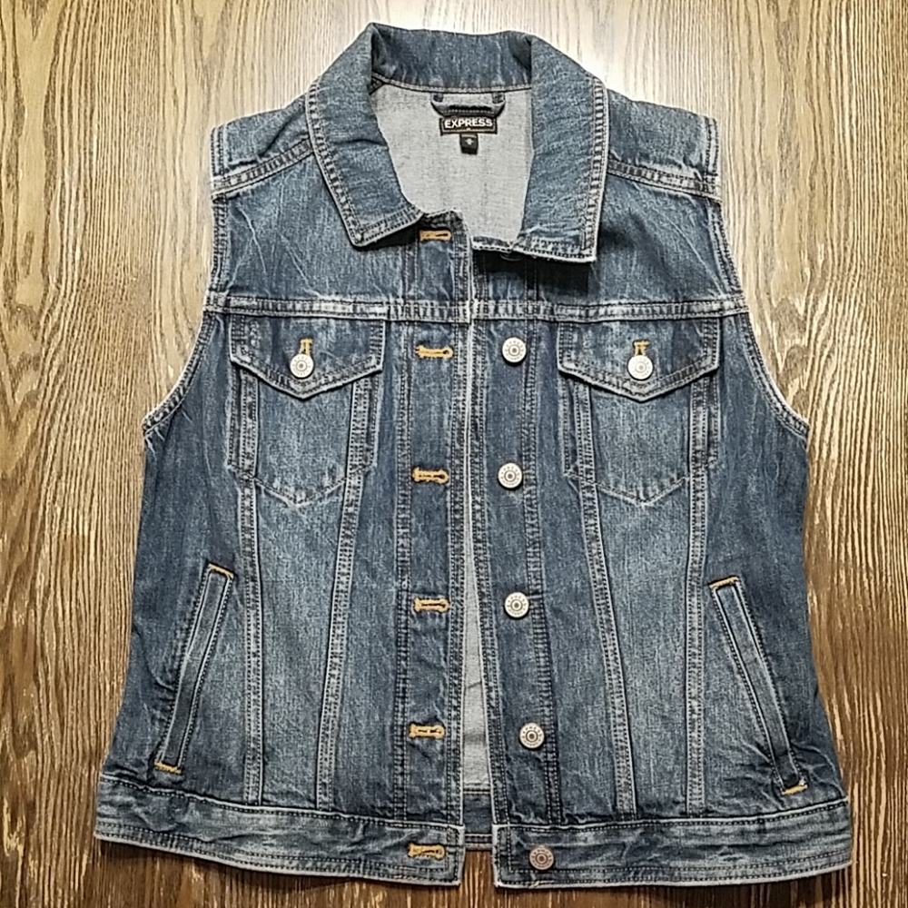 Express Jean Vest